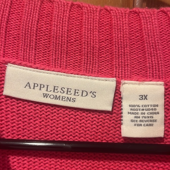 Appleseed’s women’s plus size short sleeve sweater size 3X . - Picture 2 of 5